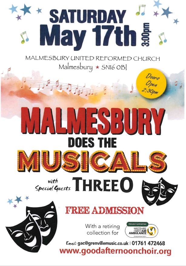 Malmesbury Does Musicals with Special Guests ThreeO
